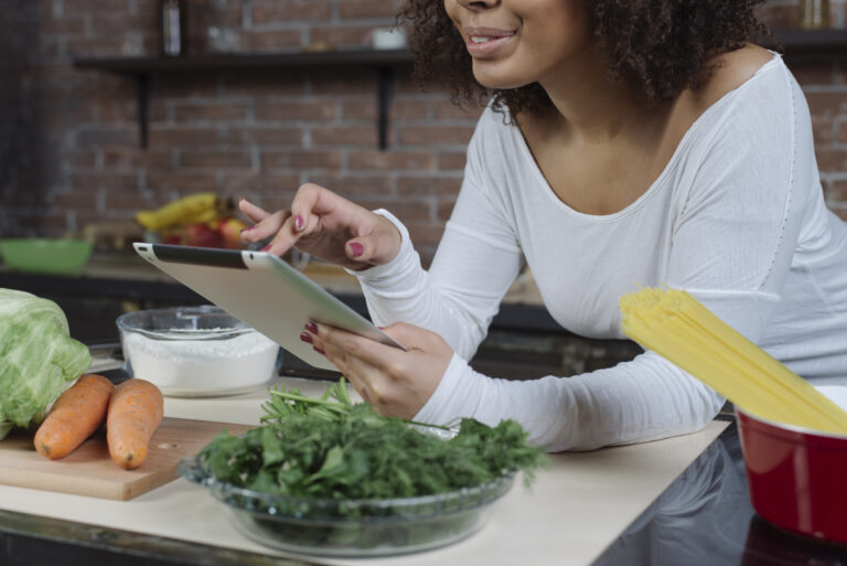 woman-with-tablet-kitchen